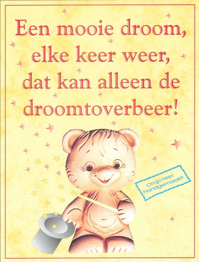 Droombeer - terracotta/nederlands