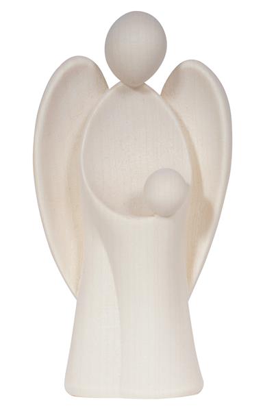 Schutsengel Amore mit Bub - 9cm - Natur