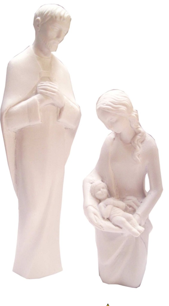 Nativiteit - kunsthars/wit - 29*9cm