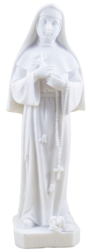 Ste Rita Abeilles  - résine/blanche - 15*4cm