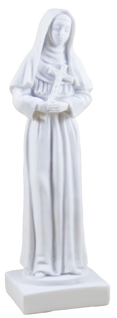 Ste Rita  - résine/blanche - 15 cm