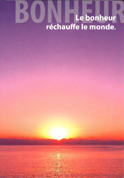 Kaart - 10x15cm - Le bonheur réchauffe...