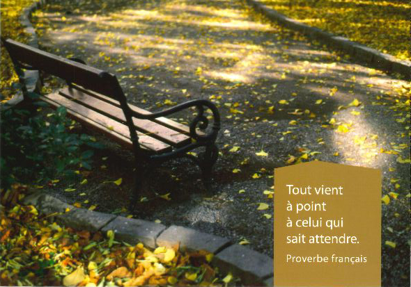 Kaart - 10x15cm - Tout vient … point...