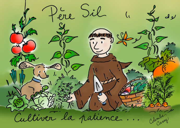 Carte 'Moineaux' - 10,5x15cm - Père Sil ...