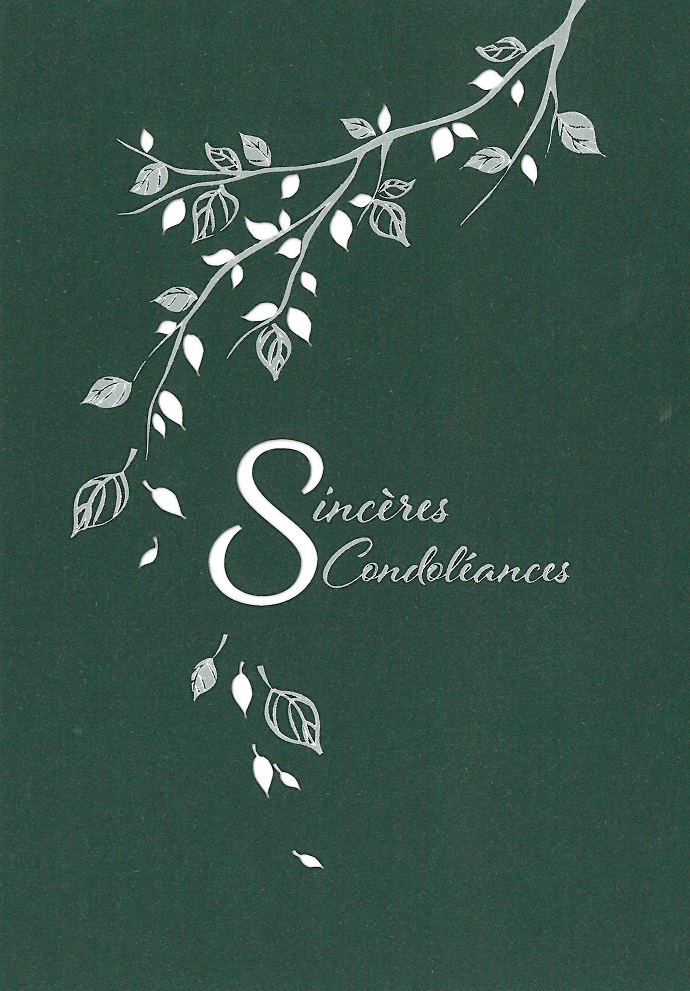 Wenskaart laser Avec vous dans... - 12x17cm/cello+omslag