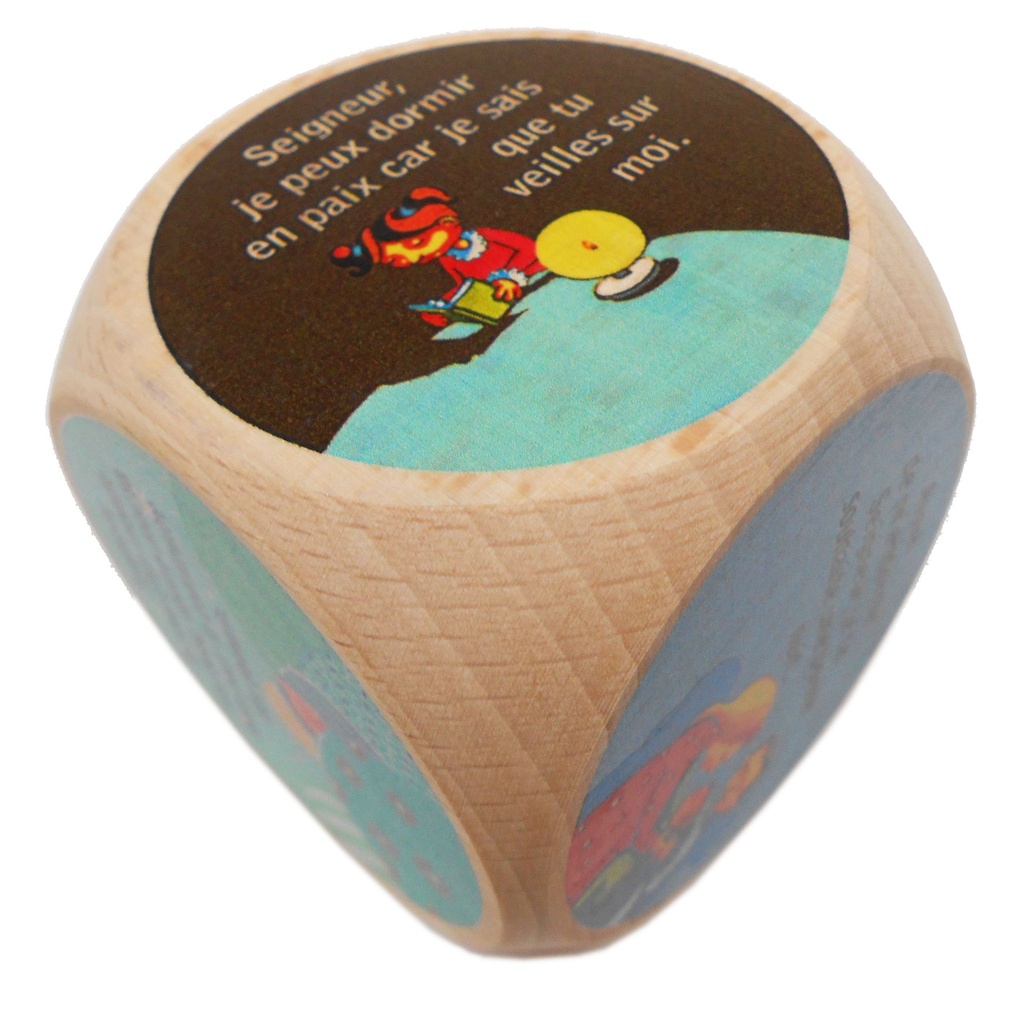 Dé avec prières du soir - Français/multicolor