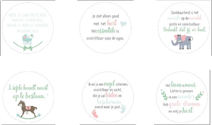 Dé de prières blanc pour enfant 'Dank' - 49mm/multicolor