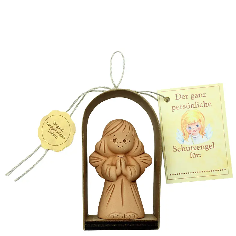 Staande engel groot TC - Duitse tekst - 8,5cm