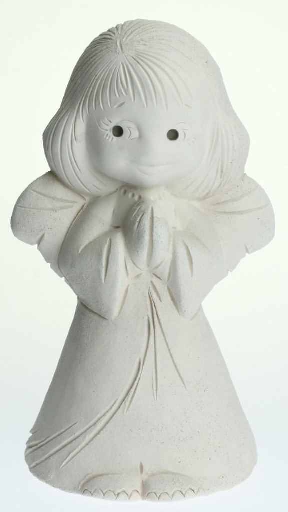 Schutzengel stehend TC weiss - H=15cm  