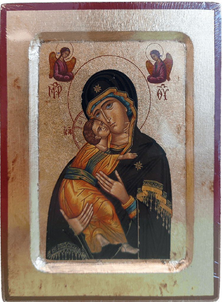 Icoon seriegrafie/boord - Vladimir (130x170mm)