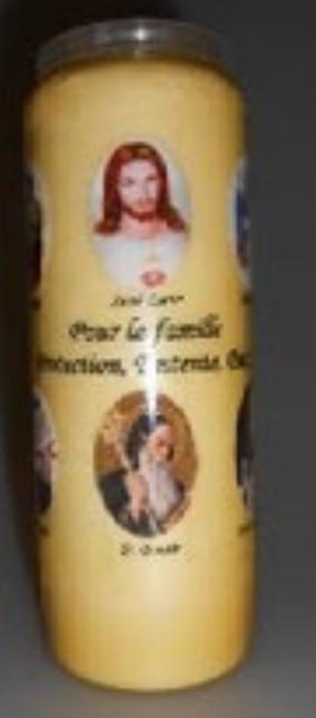 Noveenkaars/lelie - 'Pour la Famille...'