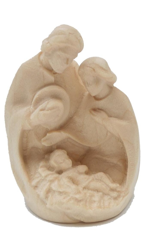 Blokgroep H Familie - houtsnijwerk/natuur - H 5cm