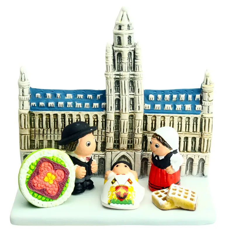 Kerstgroep "Brussel" - 7x9cm