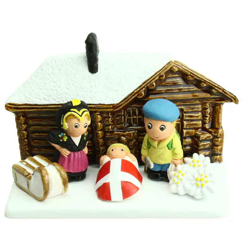 Kerstgroep "Frankrijk/Savoie" - 7x9cm