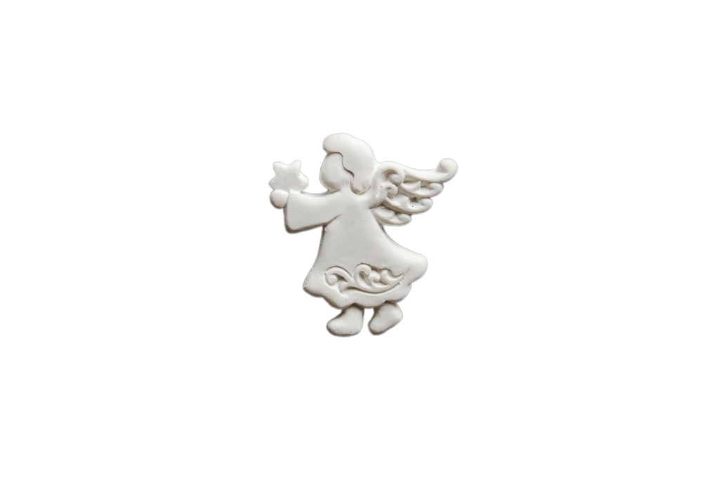 Ange en résine/blanc - H 4cm