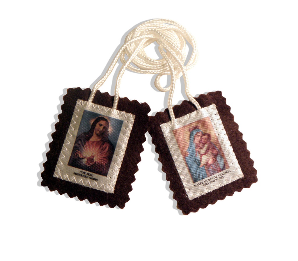 Stoffen scapulier klein (54x45mm)