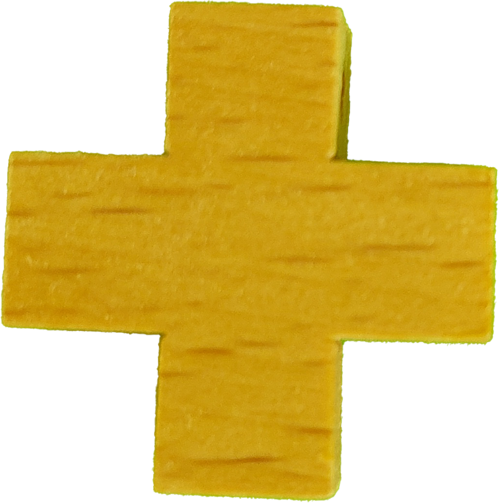 Croix sur cordon (22x22mm)