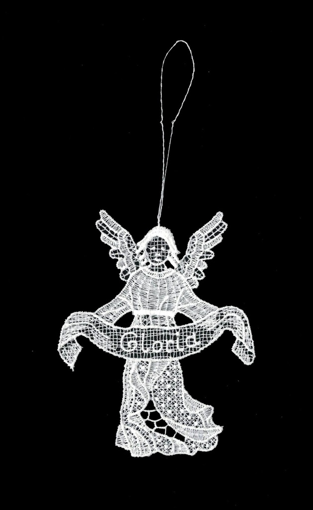 Kersthanger kant - Gloria Engel - 9cm