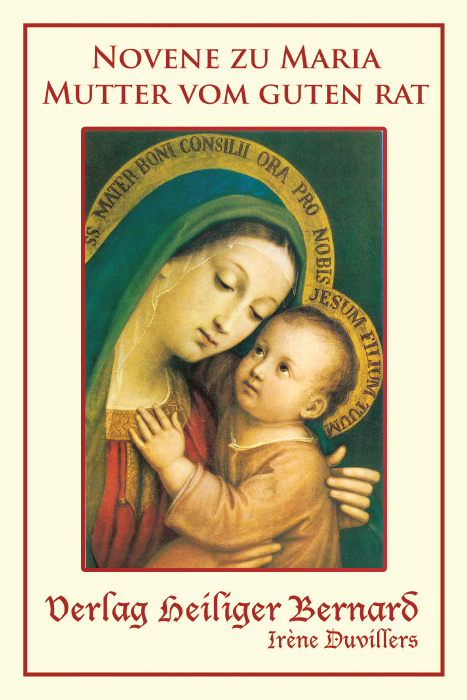 Livret Novene zu Maria, Mutter vom Guten Rat