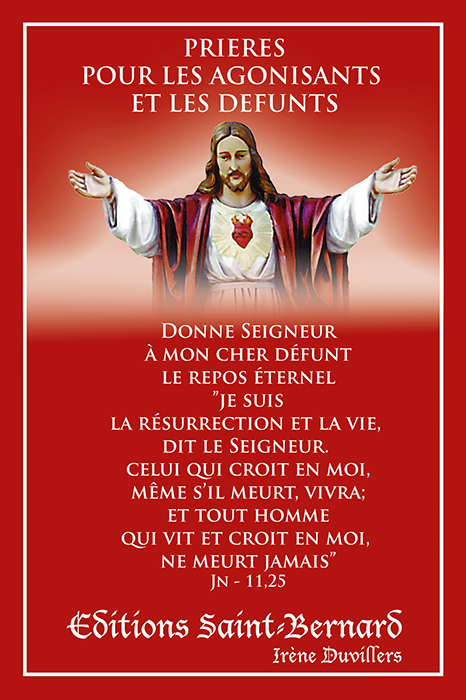 Boekje Prières pour les agonisants et les défunts