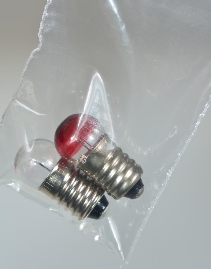 Vervanglampje - 3,5V/E10 - groot/wit