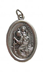 Medal H. Christopher - metal (16x22mm)