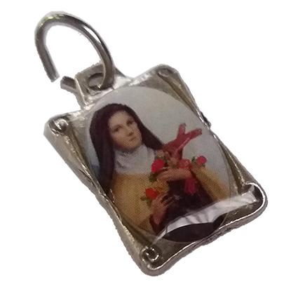 Medaille H. Theresia - metaal (10x15mm)