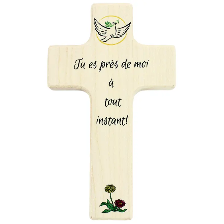 Kinderkreuz 10x15cm - Tu es près de moi... - N409FR