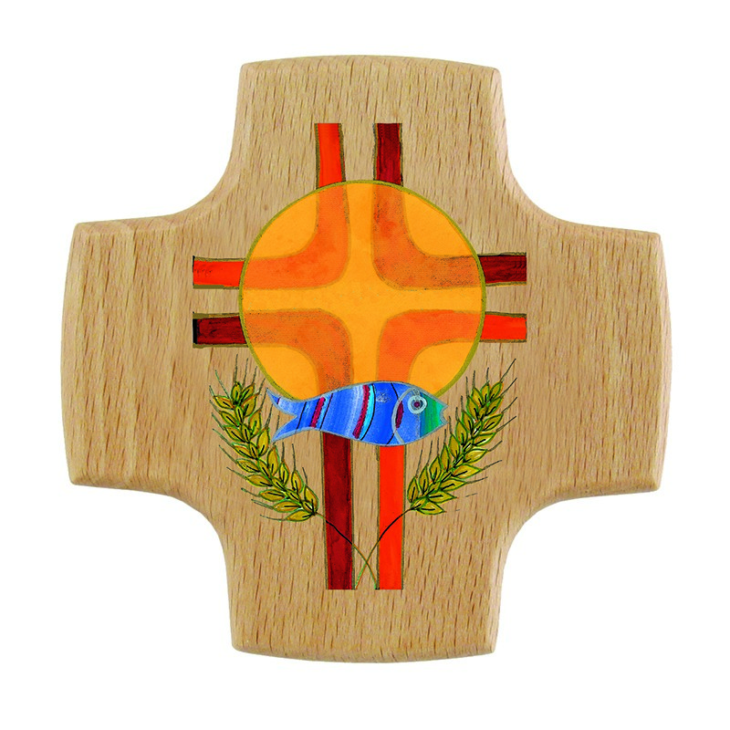Kreuz Kreuz / Hostie / Fisch / Ähren (85x85mm)
