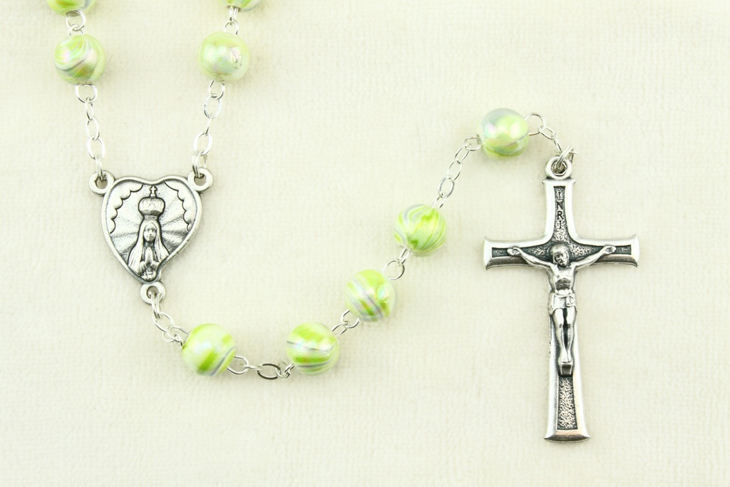 Chapelet - im. Perle - vert spec. ( ⌀ 8mm)