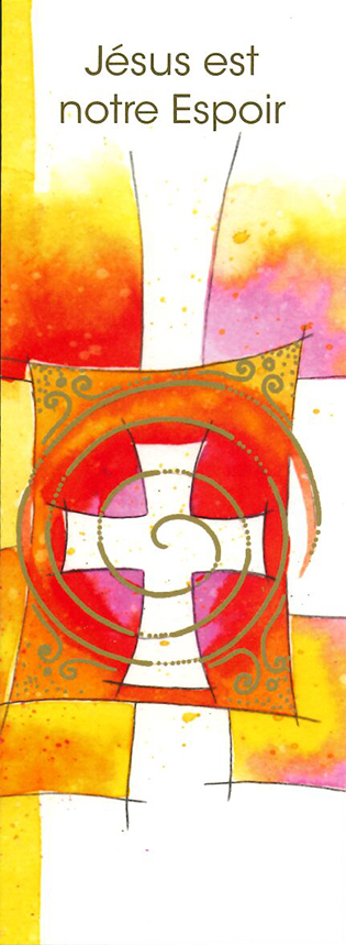 Signet communion - 5,5x15cm Jésus est notre espoir...