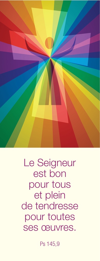 Signet communion - 5,5/15cm - Le Se igneur est bon pour tous ... - PS 145,9