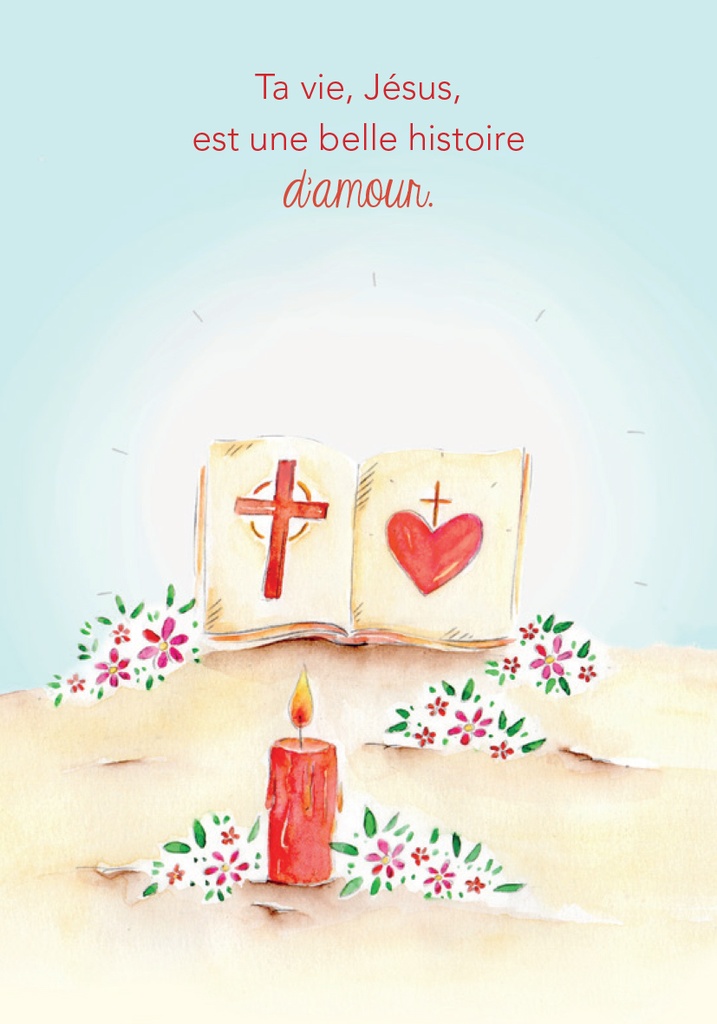 Signet communion - 7x10cm Ta vie, Jésus...