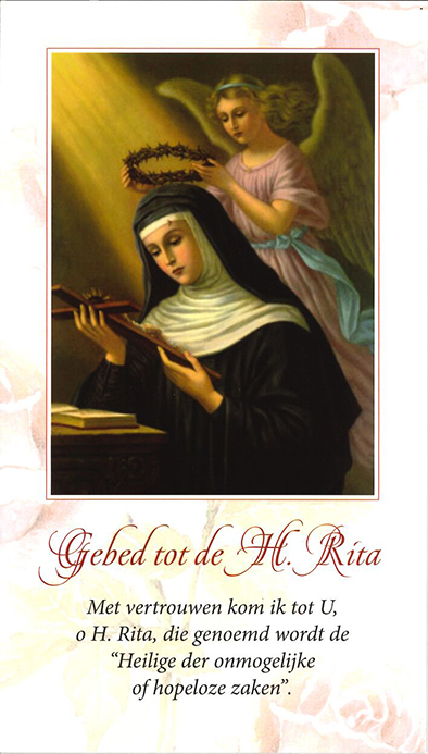 Signet prière Gebed tot de H. Rita.../NL - SP200RI