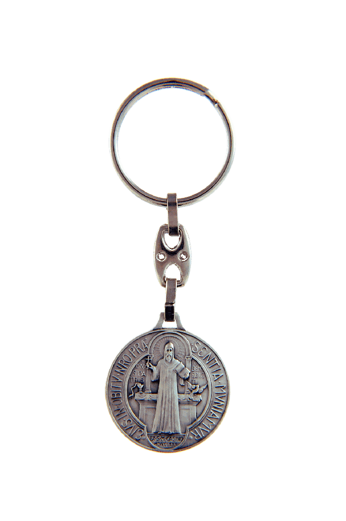 Porte-clef St Benoit - métal (60x30mm)