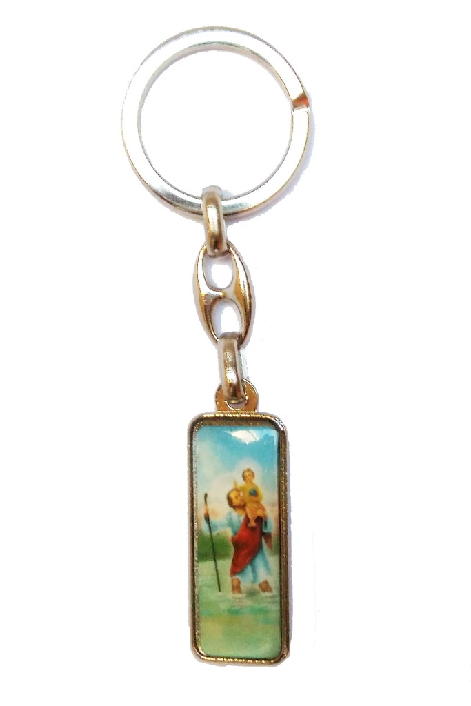Sleutelhanger H Kristoffel (strass)