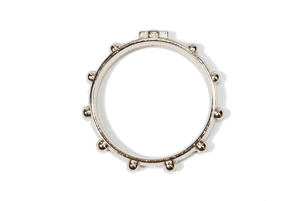 Bague dizainier - nicklé (⌀ 22-25-28mm assorti)