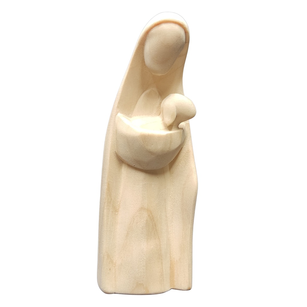Shepperd with Lam '-"Zirbe"-collection - wood - 12cm - natur