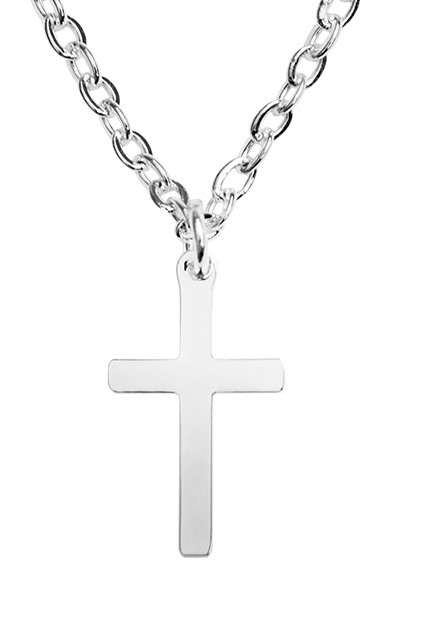 Chain silverplated - "Bless you- Collection"  - Cross