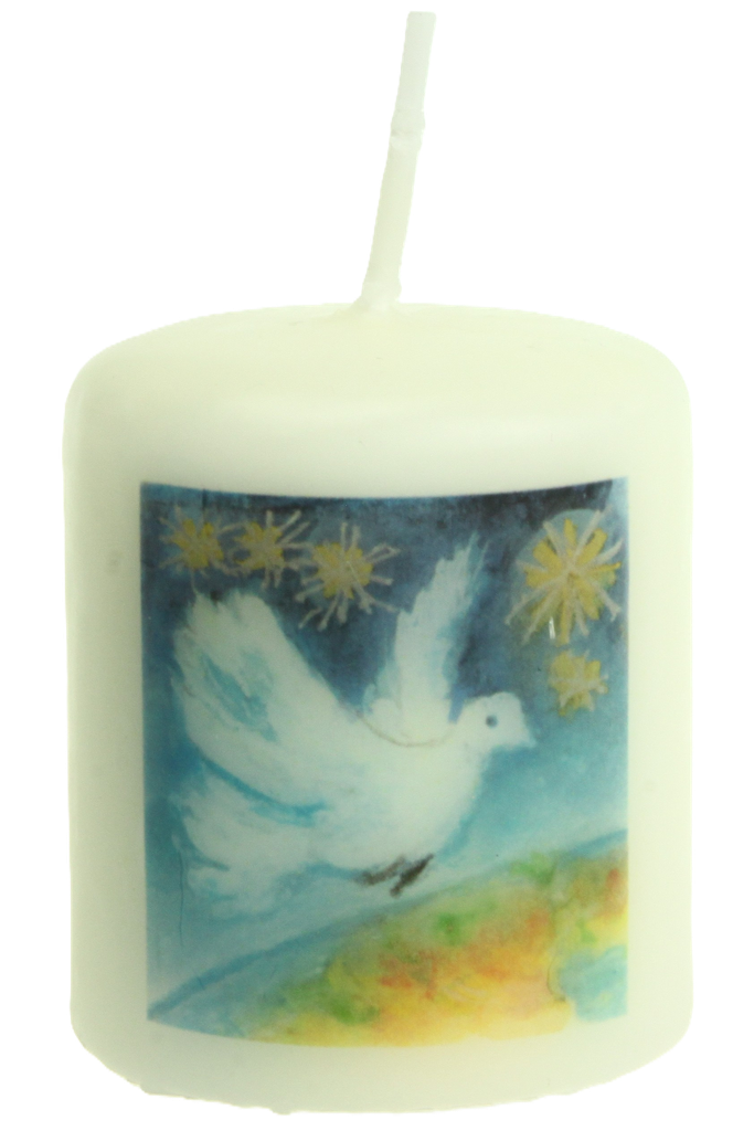 Kaars 'Vredesduif' - Maria-Laach (60/50mm)