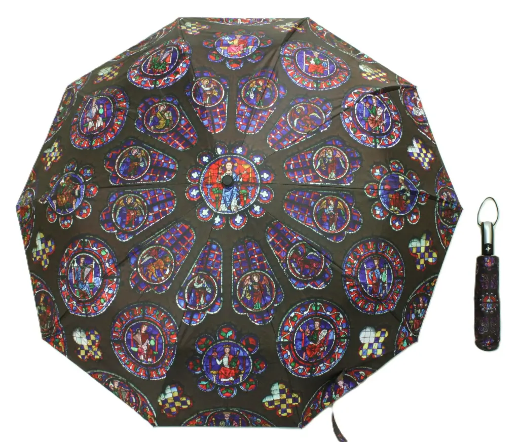 Umbrella - metal/polyester/10K - automatic - 105cm - Vitro Chartres