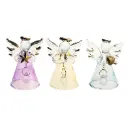 Box with 6 glass angel - assorti (40x60mm)