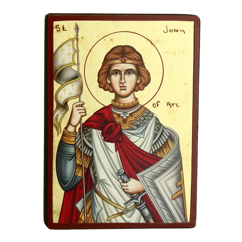 Icoon lithografie/plat - Jeanne d'Arc (95x135mm)