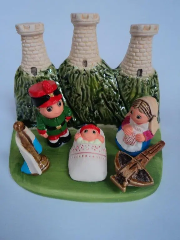 Kerstgroep "San Marino" - 7x9cm