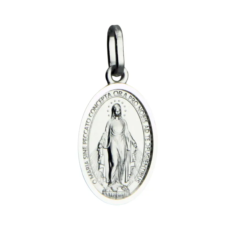 Wundertätige Medaille - 925% Silber rhodiert (12x17mm)