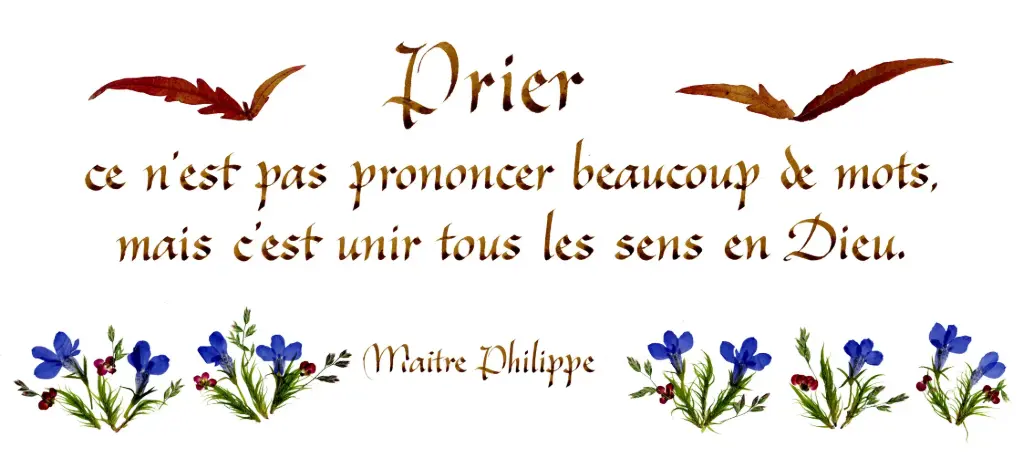 Kaart serie 'Citations - Spiritualité' - 'Prier ce n'est pas...' - 10,5x21cm + envel.