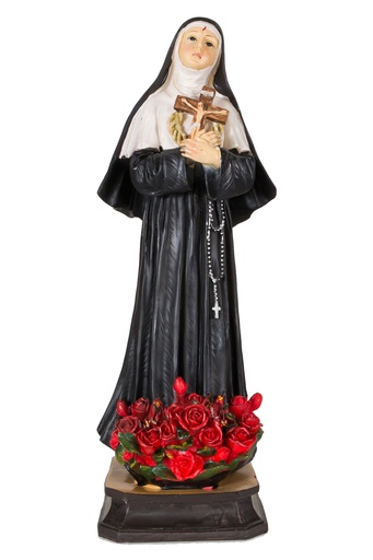 [BLD-09RIT20] Statue Ste Rita - résine - 20cm