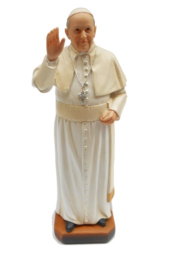 [BLD-47PFR20] Statue Pape François Ier - résine - 20cm