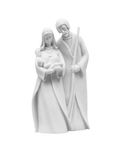 [BLD-93FAM13WT] Sainte Famille  - résine/blanche - 14*7cm