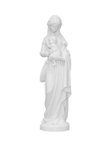 [BLD-93OLK31WT] Vierge renaissance  - résine/blanche - 19 cm